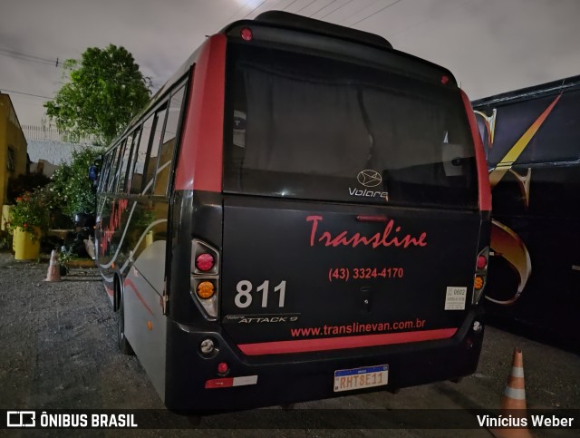 Transline 811 na cidade de Curitiba, Paraná, Brasil, por Vinícius Weber. Número da foto: #12696533.