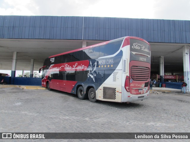 Expresso São Luiz 10210 na cidade de Caruaru, Pernambuco, Brasil, por Lenilson da Silva Pessoa. Número da foto: #12697919.