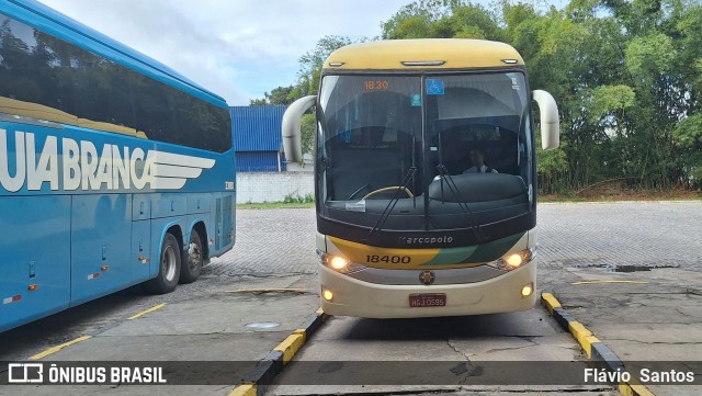 Empresa Gontijo de Transportes 18400 na cidade de Barra da Estiva, Bahia, Brasil, por Flávio  Santos. Número da foto: #12695848.