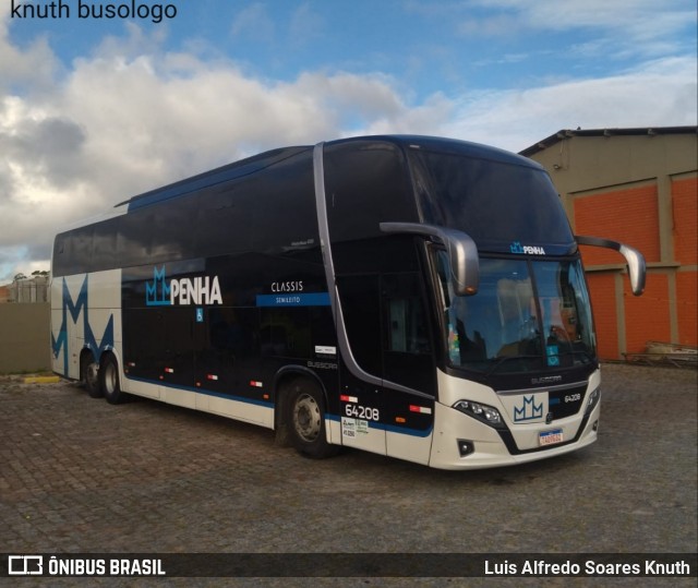 Empresa de Ônibus Nossa Senhora da Penha 64208 na cidade de Rio Grande, Rio Grande do Sul, Brasil, por Luis Alfredo Soares Knuth. Número da foto: #12695628.