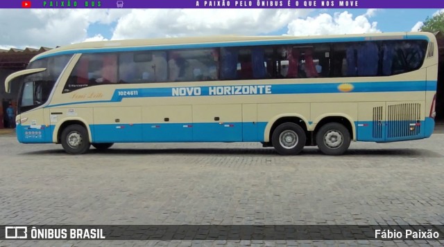Viação Novo Horizonte 1024611 na cidade de Vitória da Conquista, Bahia, Brasil, por Fábio Paixão. Número da foto: #12696525.