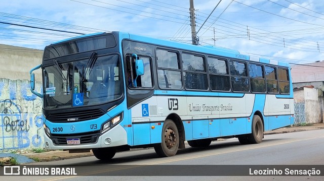 UTB - União Transporte Brasília 2630 na cidade de Cidade Ocidental, Goiás, Brasil, por Leozinho Sensação. Número da foto: #12696737.