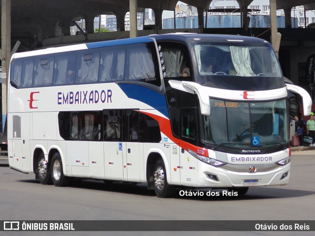 Expresso Embaixador 609 na cidade de Porto Alegre, Rio Grande do Sul, Brasil, por Otávio dos Reis . Número da foto: #12698616.