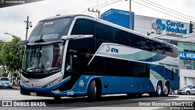 ETN - Enlaces Terrestres Nacionales 8162 na cidade de Gustavo A. Madero, Ciudad de México, México, por Omar Ramírez Thor2102. Número da foto: #12697103.