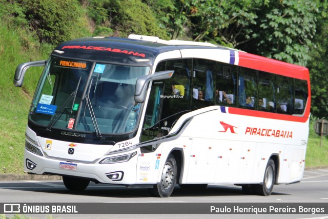 Viação Piracicabana 7284 na cidade de Piraí, Rio de Janeiro, Brasil, por Paulo Henrique Pereira Borges. Número da foto: #12698314.