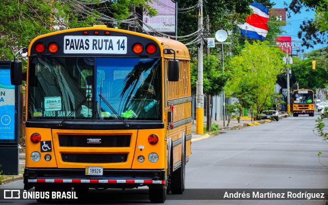 Autotransportes Pavas 00 na cidade de Mata Redonda, San José, San José, Costa Rica, por Andrés Martínez Rodríguez. Número da foto: #12698079.