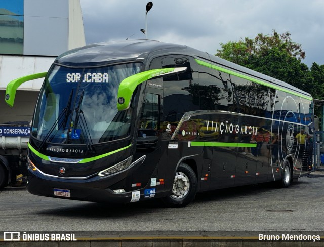 Viação Garcia 92041 na cidade de Rio de Janeiro, Rio de Janeiro, Brasil, por Bruno Mendonça. Número da foto: #12698224.