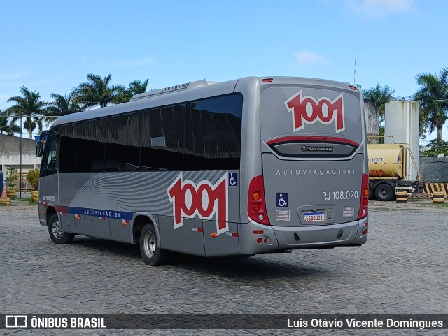 Auto Viação 1001 RJ 108.020 na cidade de Macaé, Rio de Janeiro, Brasil, por Luis Otávio Vicente Domingues. Número da foto: #12697782.