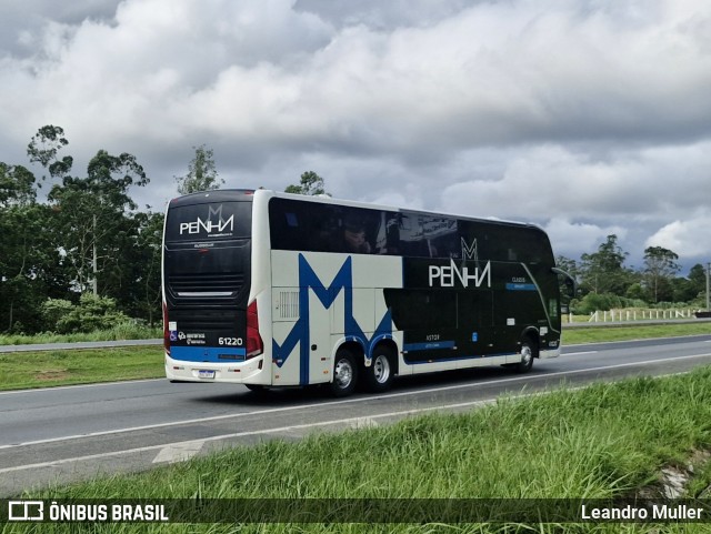 Empresa de Ônibus Nossa Senhora da Penha 61220 na cidade de Cajati, São Paulo, Brasil, por Leandro Muller. Número da foto: #12696433.