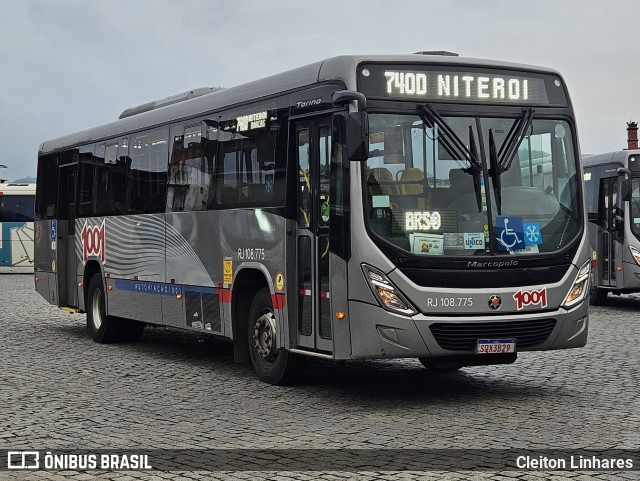 Auto Viação 1001 RJ 108.775 na cidade de Niterói, Rio de Janeiro, Brasil, por Cleiton Linhares. Número da foto: #12696418.