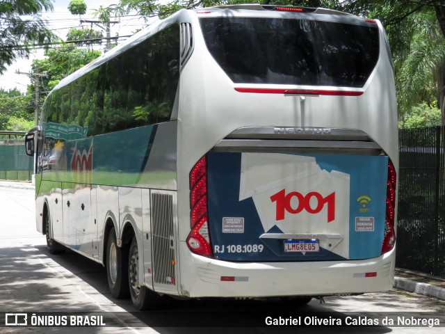 Auto Viação 1001 RJ 108.1089 na cidade de São Paulo, São Paulo, Brasil, por Gabriel Oliveira Caldas da Nobrega. Número da foto: #12695606.
