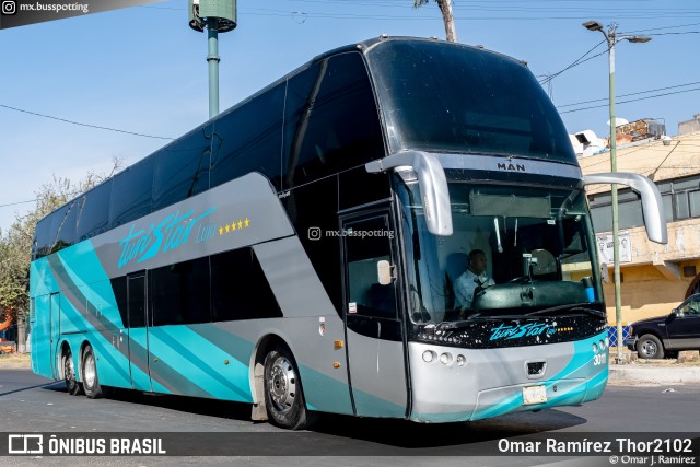 Turistar 3011 na cidade de Gustavo A. Madero, Ciudad de México, México, por Omar Ramírez Thor2102. Número da foto: #12697266.