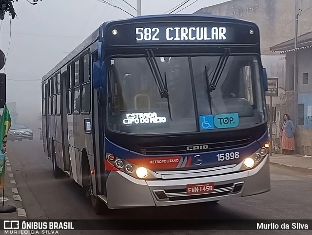 Viação Miracatiba 15.898 na cidade de Embu-Guaçu, São Paulo, Brasil, por Murilo da Silva. Número da foto: #12696035.