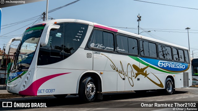 Servicios Expresso de Transporte SET-0087 na cidade de Gustavo A. Madero, Ciudad de México, México, por Omar Ramírez Thor2102. Número da foto: #12697114.