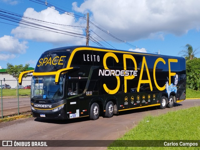 Expresso Nordeste 5810 na cidade de Cascavel, Paraná, Brasil, por Carlos Campos. Número da foto: #12695753.