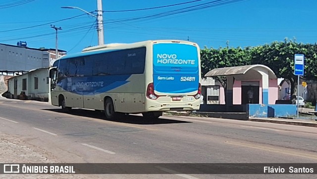 Viação Novo Horizonte 524811 na cidade de Barra da Estiva, Bahia, Brasil, por Flávio  Santos. Número da foto: #12749411.