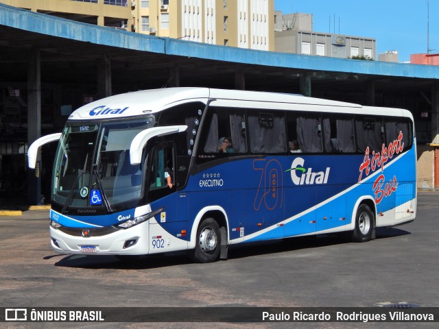 Citral Transporte e Turismo 902 na cidade de Porto Alegre, Rio Grande do Sul, Brasil, por Paulo Ricardo  Rodrigues Villanova. Número da foto: #12751416.