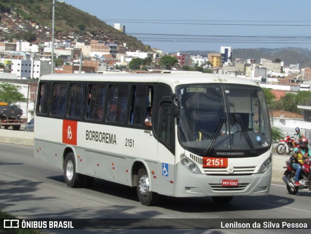 Borborema Imperial Transportes 2151 na cidade de Caruaru, Pernambuco, Brasil, por Lenilson da Silva Pessoa. Número da foto: #12751505.