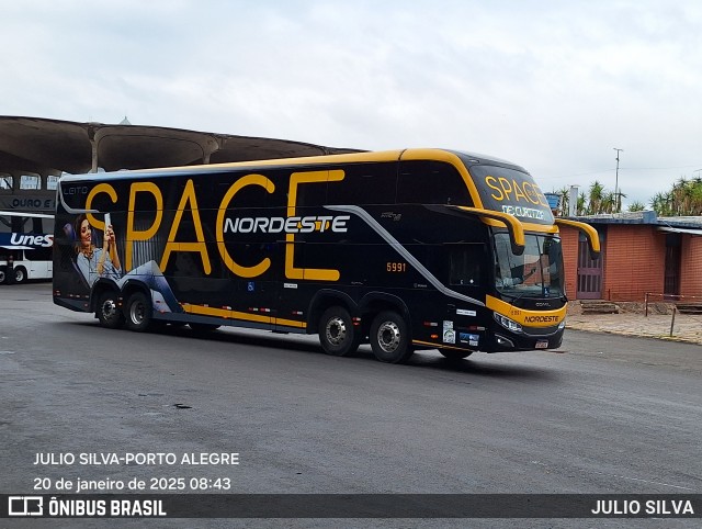 Expresso Nordeste 5991 na cidade de Porto Alegre, Rio Grande do Sul, Brasil, por JULIO SILVA. Número da foto: #12750531.