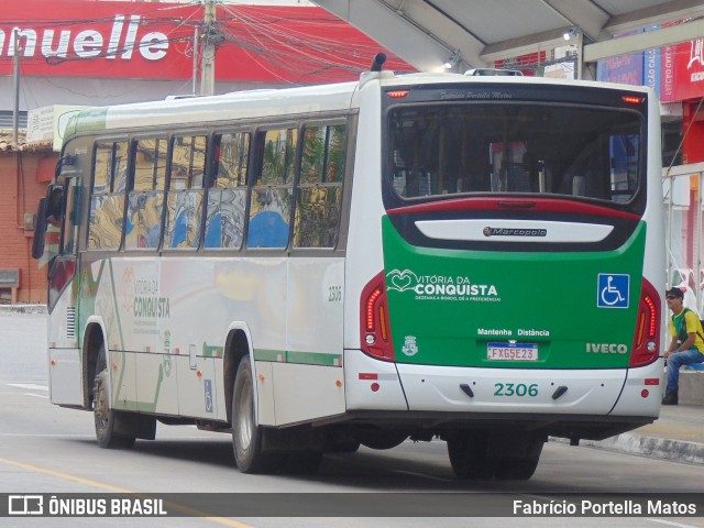 Viação Rosa Vitória da Conquista 2306 na cidade de Vitória da Conquista, Bahia, Brasil, por Fabrício Portella Matos. Número da foto: #12750099.