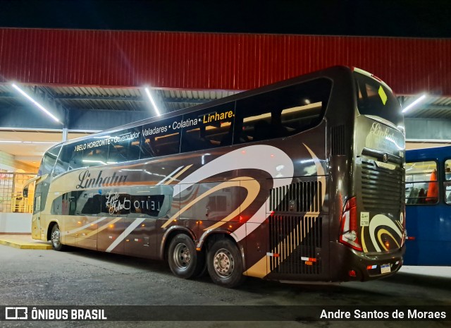 Linhatur Turismo e Fretamento 8010 na cidade de João Monlevade, Minas Gerais, Brasil, por Andre Santos de Moraes. Número da foto: #12750185.
