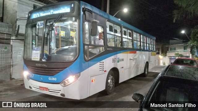 Transportadora Globo 867 na cidade de Recife, Pernambuco, Brasil, por Manoel Santos Filho. Número da foto: #12752487.