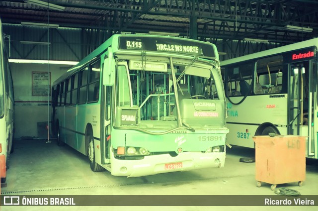 Rápido Brasília 151891 na cidade de Guará, Distrito Federal, Brasil, por Ricardo Vieira. Número da foto: #12751663.