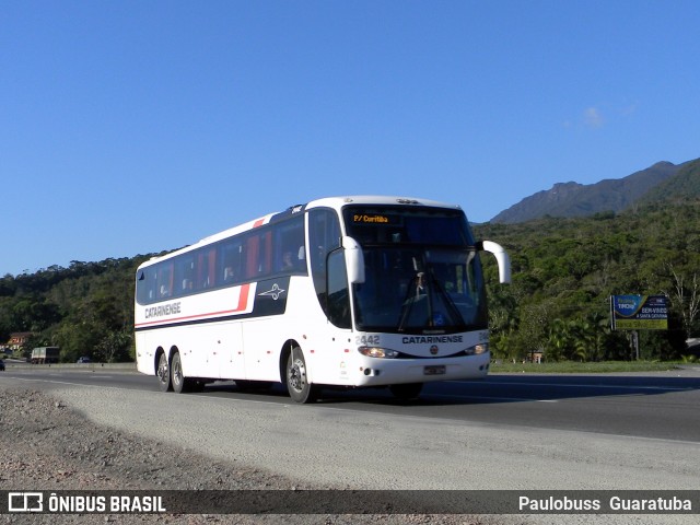Auto Viação Catarinense 2442 na cidade de Garuva, Santa Catarina, Brasil, por Paulobuss  Guaratuba. Número da foto: #12752454.