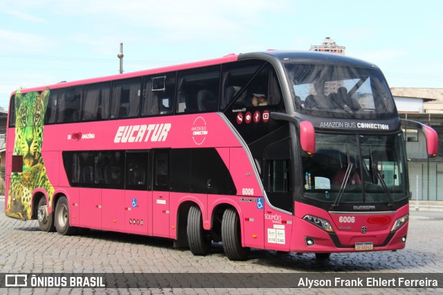 Eucatur - Empresa União Cascavel de Transportes e Turismo 6006 na cidade de Balneário Camboriú, Santa Catarina, Brasil, por Alyson Frank Ehlert Ferreira. Número da foto: #12751494.