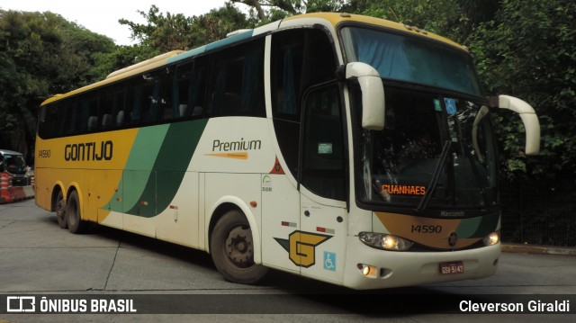 Empresa Gontijo de Transportes 14590 na cidade de São Paulo, São Paulo, Brasil, por Cleverson Giraldi. Número da foto: #12751946.