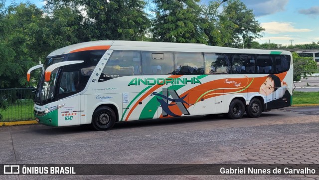 Empresa de Transportes Andorinha 6347 na cidade de Corumbá, Mato Grosso do Sul, Brasil, por Gabriel Nunes de Carvalho. Número da foto: #12751155.