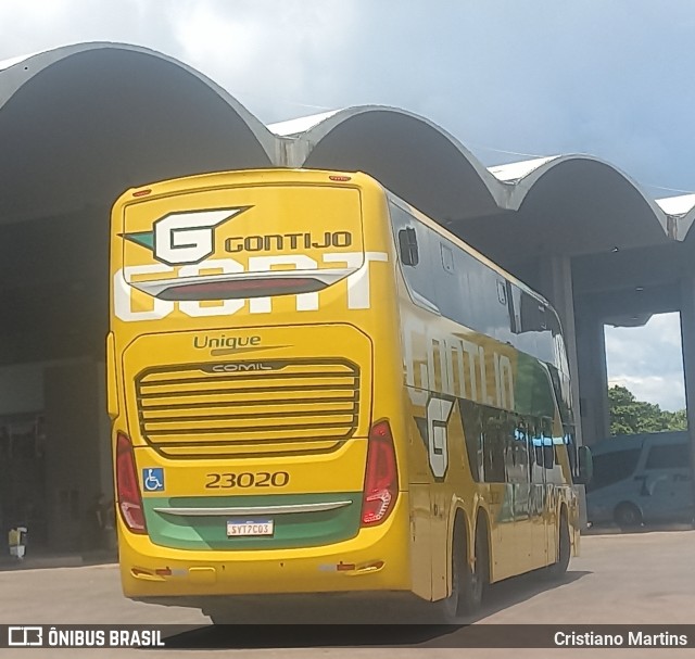 Empresa Gontijo de Transportes 23020 na cidade de Montes Claros, Minas Gerais, Brasil, por Cristiano Martins. Número da foto: #12749703.