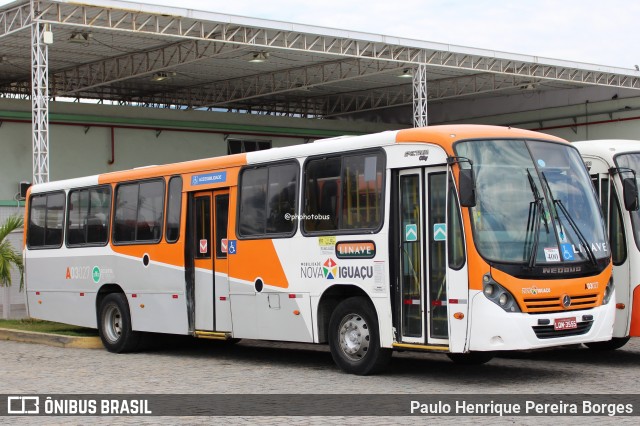Linave Transportes A03027 na cidade de Nova Iguaçu, Rio de Janeiro, Brasil, por Paulo Henrique Pereira Borges. Número da foto: #12749855.