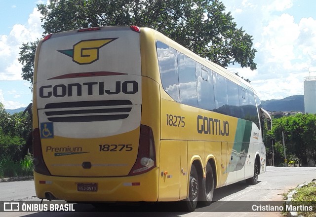 Empresa Gontijo de Transportes 18275 na cidade de Montes Claros, Minas Gerais, Brasil, por Cristiano Martins. Número da foto: #12749689.