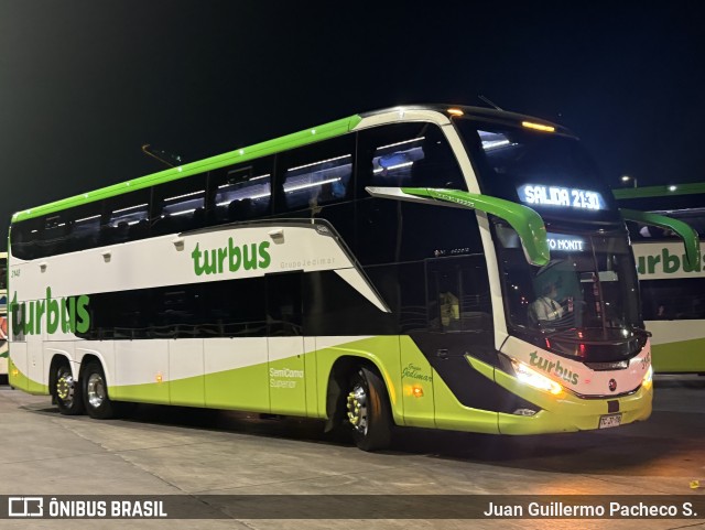 TurBus 3148 na cidade de Santiago, Santiago, Metropolitana de Santiago, Chile, por Juan Guillermo Pacheco S.. Número da foto: #12749251.