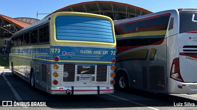 Ônibus Particulares 7273 na cidade de Aparecida, São Paulo, Brasil, por Luiz Silva. Número da foto: #12752462.