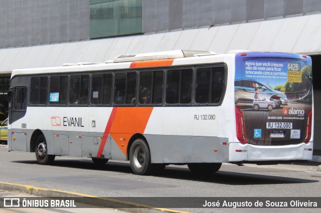 Evanil Transportes e Turismo RJ 132.080 na cidade de Rio de Janeiro, Rio de Janeiro, Brasil, por José Augusto de Souza Oliveira. Número da foto: #12751981.