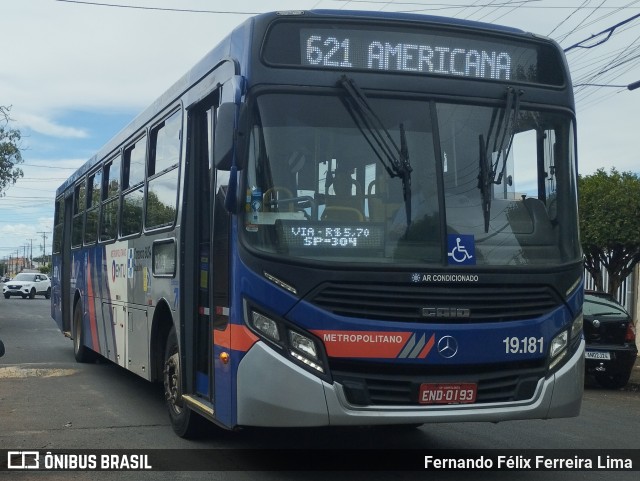 Transportes Capellini 19.181 na cidade de Santa Bárbara d`Oeste, São Paulo, Brasil, por Fernando Félix Ferreira Lima. Número da foto: #12749618.