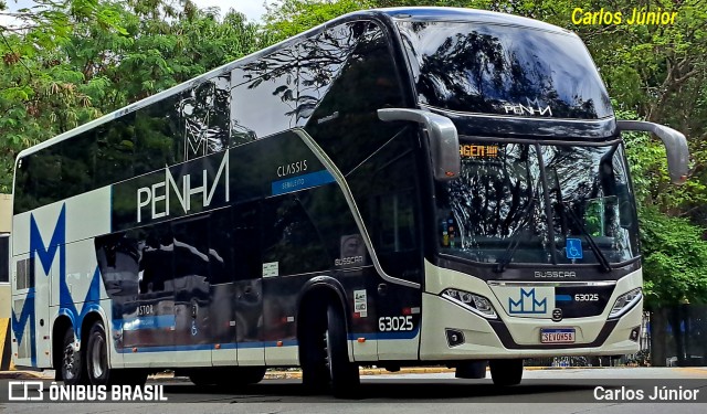 Empresa de Ônibus Nossa Senhora da Penha 63025 na cidade de São Paulo, São Paulo, Brasil, por Carlos Júnior. Número da foto: #12749716.