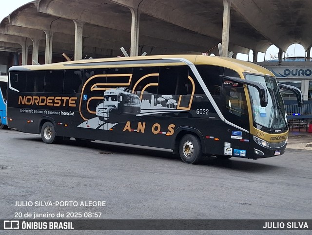 Expresso Nordeste 6032 na cidade de Porto Alegre, Rio Grande do Sul, Brasil, por JULIO SILVA. Número da foto: #12750519.