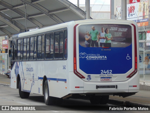 ATT - Atlântico Transportes e Turismo - Vitória da Conquista 2462 na cidade de Vitória da Conquista, Bahia, Brasil, por Fabrício Portella Matos. Número da foto: #12750052.
