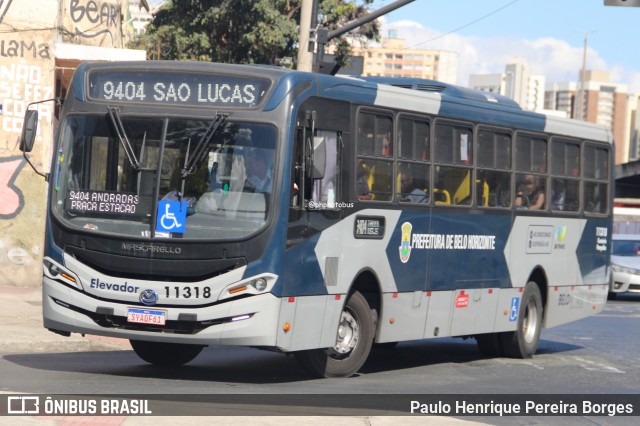 São Dimas Transportes 11318 na cidade de Belo Horizonte, Minas Gerais, Brasil, por Paulo Henrique Pereira Borges. Número da foto: #12751343.