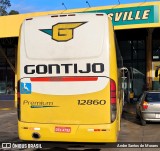 Empresa Gontijo de Transportes 12860 na cidade de Perdões, Minas Gerais, Brasil, por Andre Santos de Moraes. Número da foto: #12751866.