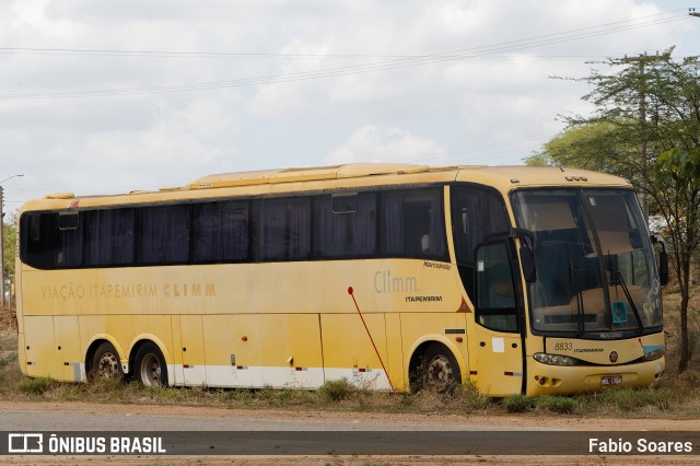 Viação Itapemirim 8833 na cidade de Serra Talhada, Pernambuco, Brasil, por Fabio Soares. Número da foto: #12752623.