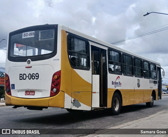 Belém Rio Transportes BD-069 na cidade de Belém, Pará, Brasil, por Samara Goes. Número da foto: #12753968.