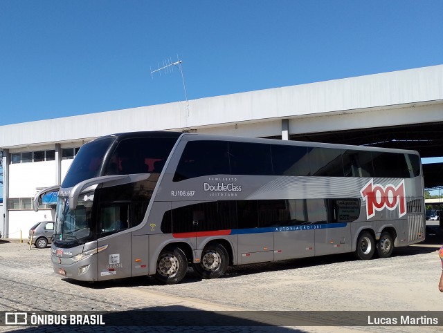 Auto Viação 1001 RJ 108.687 na cidade de Campos dos Goytacazes, Rio de Janeiro, Brasil, por Lucas Martins. Número da foto: #12753146.