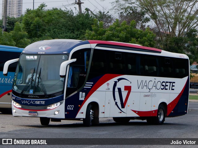 Viação Sete 022 na cidade de Teresina, Piauí, Brasil, por João Victor. Número da foto: #12754977.