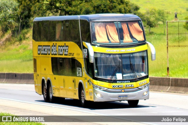 Crucero del Norte 3240 na cidade de Cachoeira Paulista, São Paulo, Brasil, por João Felipe. Número da foto: #12754254.