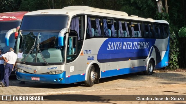 VSR - Viação Santa Rita 71070 na cidade de Sapucaí-Mirim, Minas Gerais, Brasil, por Claudio José de Souza. Número da foto: #12752606.