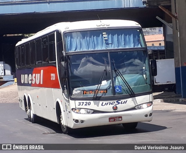 Unesul de Transportes 3720 na cidade de Porto Alegre, Rio Grande do Sul, Brasil, por David Verissimo Jsauro. Número da foto: #12752624.